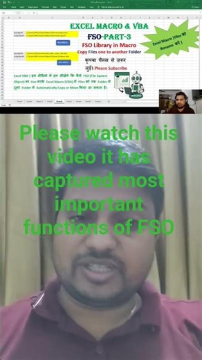 #Excel #Macro #FSO, #Move #file #Delete, #exists, #rename