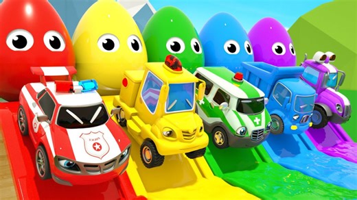 ماشین اسباب بازی کودکانه :: کارتون ماشین بازی :: ماشین های رنگی :: ماشین کودکانه