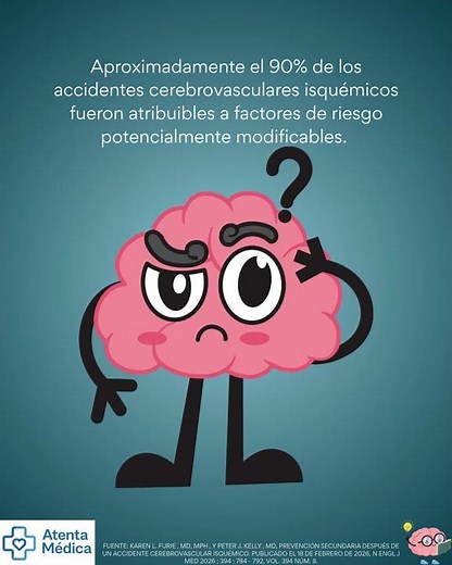 🧠¿Qué hacer después de un accidente cerebrovascular isquémico? #salud #diagnostico #medicina💯