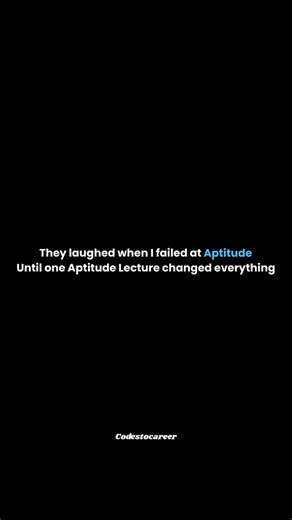 Codestocareer on Instagram: "Aptitude Video Lectures 🚀 .. Comment "Aptitude " for the link💬 .. Share with your friends 📬 .. Follow @codestocareer for more 🎯 .. .. .. [Aptitude, Notes, course, data structure, Skills] .. .. .. #course #aptitude #examprep #exampreparation #aptitudereels #skills #learning #learning #foryou #explorepage #codinglife #coding #codingisfun #careergrowth #growth #verbal #quantitative #reasoning #codestocareer"