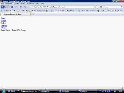 PHP Tutorials - Dynamic HTML Web pages using PHP part 1 // Tips from a Self Taught Developer