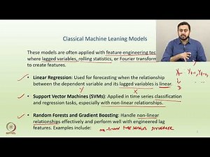 Week 12: Lecture 56: Machine Learning in Time Series