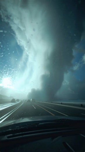 “Driving along the Oregon coast today when this massive water funnel crossed the highway. 🌊⚠️ Everyone literally stopped their cars… it didn’t feel real.” | Science Tube