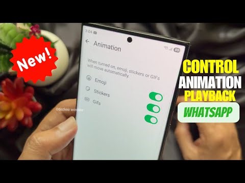 How to Control Chat Animation Playback for GIFs, Emojis, and Stickers on WhatsApp