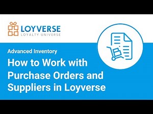 How to Work with Purchase Orders and Suppliers — Loyverse POS