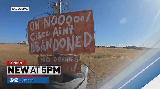 TONIGHT: Meet the only (human) resident of Cisco, Utah, who has an ambitious plan to bring this ghost town back to life. Ginna Roe has the exclusive story on 2News at 5. | KUTV 2News