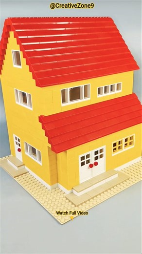 How To Build a LEGO House MOC 🏠| Lego Creations #shorts #shortvideo #shortsviral #lego #legohouse