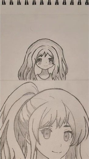 Aiko 🌸 Cute Anime Girl Sketch ✏️ | Easy Pencil Drawing | Anime Art