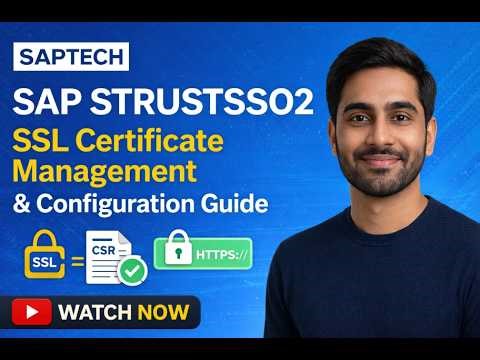 SAP STRUST Explained: SSL Certificate, PSE, CSR & HTTPS Configuration Step-by-Step