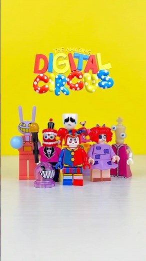 Building The Amazing Digital Circus characters in LEGO…