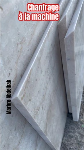 شونفراج بالماكينة بكل دقة لرخام بيرلاتينو الايطالي #marble