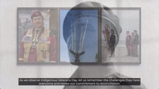 7.2K views · 106 reactions | “Today, thousands of Indigenous people serve in the Canadian Armed Forces. We owe them profound gratitude for their courage, dedication and sacrifice.” Read the full joint statement from the Ministers of Veterans Affairs Canada, National Defence, Indigenous Services Canada and Crown-Indigenous Relations and Northern Affairs Canada here : https://ow.ly/Wi2I50U395U #IndigenousVeteransDay #CanadaRemembers | Canada Remembers | Facebook