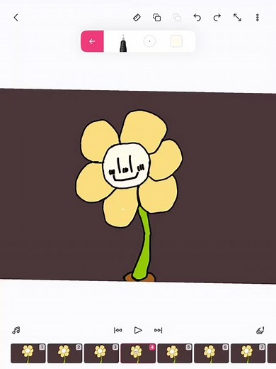 This took way too long 😅 #undertale #floweytheflower #blurryface