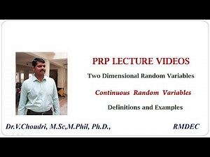Joint Probability Density Functions/ Two dimensional Random Variables/Probability and Random Process