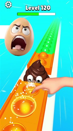 Poop run 3d gameplay 😱 #game gaming #fun