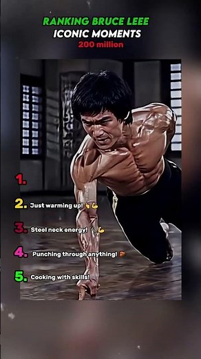 Bruce Lee Iconic Moments 🔥 | Legendary Fight Scenes & Best Highlights