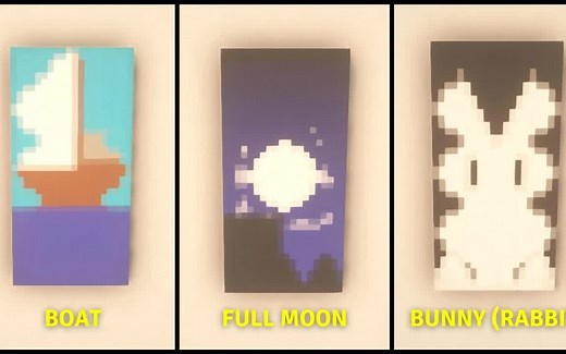 5种MC旗帜图案设计#2 By Scorpion Craft