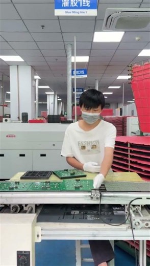 LED Module Manufacturing Process in Action 🛠️ #ledmodule #factory #linsnled
