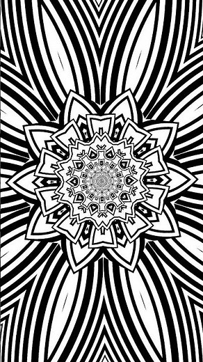 Hypnotic Fractal Loop That Warps Perception | Mandalas in Motion