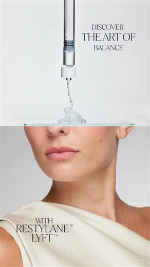 Restylane on Instagram: "There’s an art to facial harmony 🖌️ Restylane® Lyft’s firm hyaluronic acid gel formula provides structure without volumizing, to bring facial balance to the cheeks, nose, chin and jawline. Always consult a healthcare professional for individualized treatment recommendations and to discuss important safety information and risks associated with the use of the products."