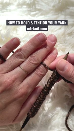 Learn how to knit using the Norwegian knitting method👉🏼 ￼https://youtu.be/RQM0-ef5xWU
