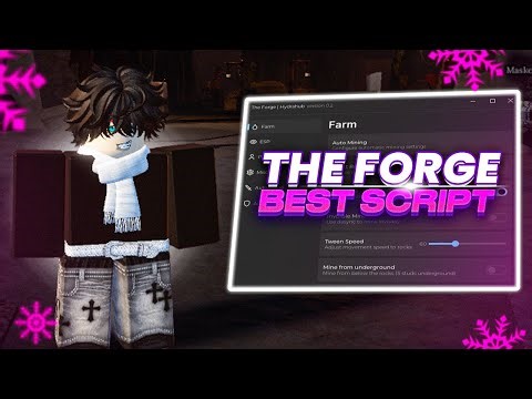 The Forge Script Roblox Hack GUI: Instant Ore, Auto Mine, Kill Aura, Auto Quest + MORE! *NO KEY*