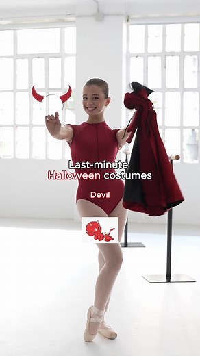 No tricks, just devil vibes this year 😈❤️ Easy Halloween Costume Idea #intermezzodance #dancewithintermezzo #halloweencostume #ballerina #balletwear #ballettok #dancewear #halloween #devilcostume