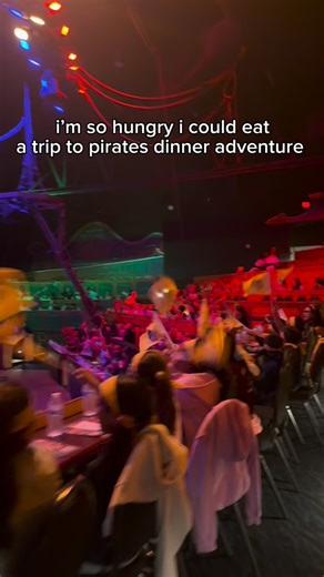 Pirates Dinner Adventure | Buena Park, CA on Instagram: "dinner is served😌(literally) #orangecounty #pirates #dinnertheater"