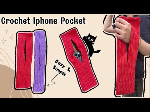 A Simple Bag | How to Crochet Iphone Pocket | Crochet For Beginners | Tutorial Bag