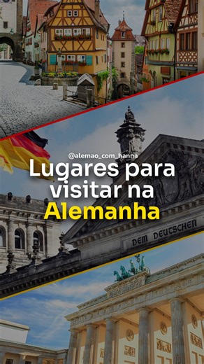 Paisagens, cultura e tradição. A Alemanha é um país que surpreende em cada detalhe. Um roteiro que inspira, encanta e faz querer embarcar nessa experiência de perto. Comenta aqui embaixo qual desses você já foi! 🇩🇪👇🏻 #alemaocomhanna #descubraaalemanha | alemao_com_hanna