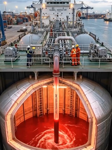How LPG is Unloaded from Ships: A Detailed Guide