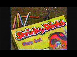 Shrinky Dinks by Colorforms ad from 1985
