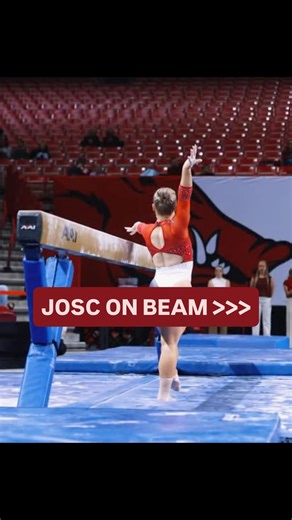 NCAA Women’s Gymnastics on Instagram: "BEAM QUEEN 👑: Joscelyn Roberson with a 9.950 on beam. #NCAAGYM x 🎥 @razorbackgym"