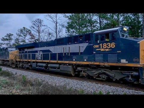 CSX Heritage 1836 RF&P Leads CSX M692 | South Carolina Chase