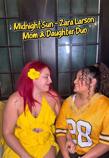 Mommy/ Daughter Cover ☀️ Midnight Sun- @zaralarssonnn You all know my spunky beautiful girl Leyla, from all our family dance videos but now we SANGIN’, and we’re excited to showcase our passion of music together, with you all! I love her so muchhhh✨ Cheers to the first of many💓 #midnightsun #momanddaughter #fyp #exploremusic #singersoftiktok
