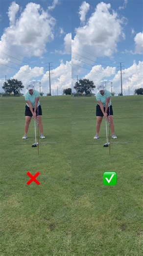 What should driver impact look like?Keeping the head behind the stick as you turn is a great visual to allow you to catch the ball on the upswing which should reduce side spin and increase distance for most golfers #golf #golfer #golfing #golftips #golfdriver #golfpro #golftip #driver #lpga #pga #orlando #florida | Megan Johnston Golf