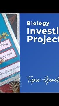 Class 12 Biology investigatory project on Genetic disorders