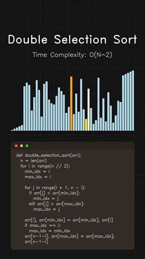 Visualizing Double Selection Sort 📊