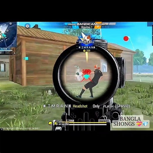 Free fire short X Bangla shong 💥👑💝#freefire #shorts #headshot #gaming #gameplay #ff #lstimran