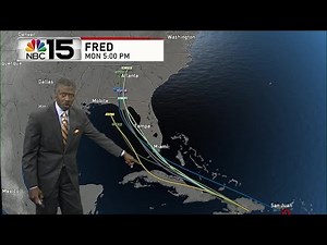 Tropical Storm Fred forecast on August 11, 2021