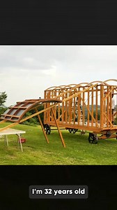 I’m finishing the build of my shepherd’s hut #construction #building #buildhouse #tinyhouse #mobilehome | Bush craft survival skills page