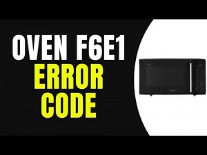 Whirlpool Oven F6E1 Error Code – What It Means and How to Fix It! (Full Guide)