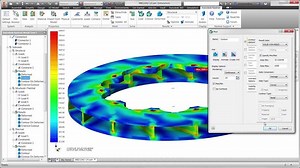 Perform advanced simulations to optimize part designs directly from the CAD interface with #Autodesk Inventor and Nastran In-CAD | Autodesk Inventor