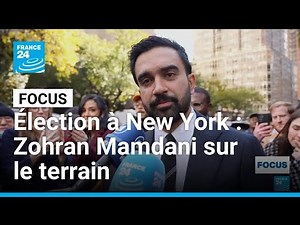 Élection à New York : en campagne avec Zohran Mamdani, favori des sondages • FRANCE 24
