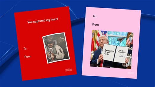 White House shares Valentine’s Day card featuring Maduro