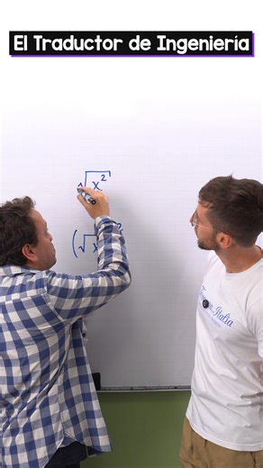 🫨 Mi amigo Damián (El Traductor de Ingeniería) nos explica cuál es la raíz cuadrada de x². 😵 Esto no es fácil 😵 | Matemóvil