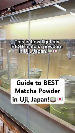 Guide to BEST Matcha Powderin Uji, Japan!🍵🇯🇵 #shorts