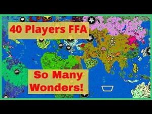 War Selection - World Map 40 Player FFA
