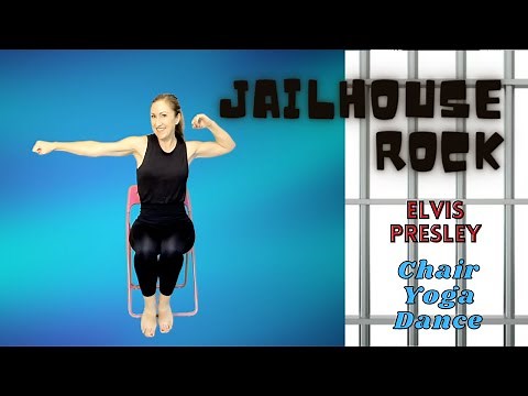 JAILHOUSE ROCK Elvis Presley 🎵Low Impact seated dance workout for SENIORS * Chair Yoga Dance