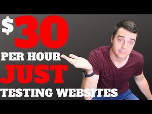 How to Make $30/hr to JUST TEST and REVIEW WEBSITES (UserTesting) | How to Make Money Online